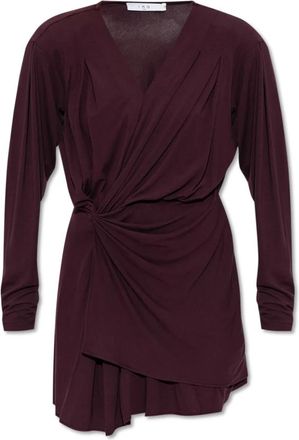 Iro Jurk Tamari - Dames - Korte kleedjes - Paars - XS - Kleedjes