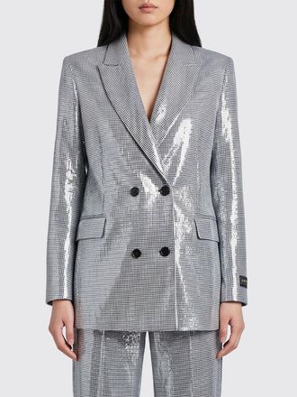Ermanno Scervino Jacket Woman color Silver
