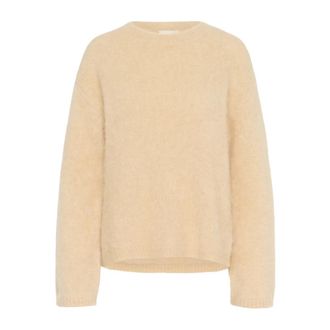 Karen by Simonsen KBTeoline Pullover - Dames - Ronde hals truien - Beige - S - Truien & Vesten