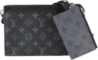 Louis Vuitton Pre-owned Cross Body Bags, female, Gray, Size: ONE SIZE Pre-owned Gaston Wearable Wallet