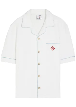 Casablanca Casablanca Logo-monogrammed Terry Shirt - White - XL