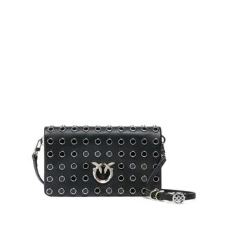 Pinko Cross Body Bags, female, Black, Size: ONE SIZE Click Soft Horizontal Mini