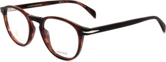 Eyewear by David Beckham DB 1018 Optisch Montuur - unisex - Brillen - Bruin - 47 MM - Accessoires
