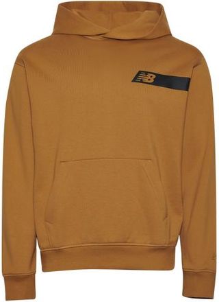New Balance Mens Athletics French Terry Relaxed Player Hoodie - Ginger/Black Size XXL