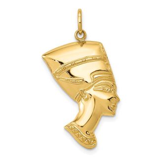 Diamond2Deal 14k Yellow Gold Nefertiti Charm