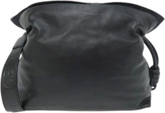 Loewe Pre-owned Shoulder Bags, female, Black, Size: ONE SIZE Pre-owned Leather Shoulder Bag