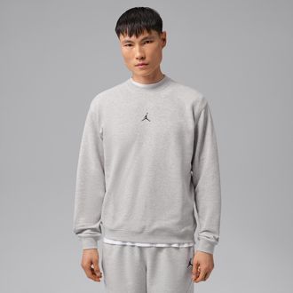 Nike Jordan Mens Jordan Sport Crossover Dri-FIT Crew-Neck Sweatshirt in Grey | IQ1397-050