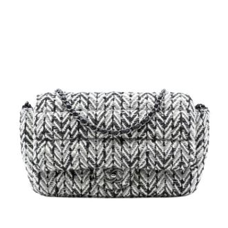Chanel Pre-owned Tweed Flap Schoudertas - Dames - Pre-owned - Veelkleurig - Maat: ONE Size Tweed