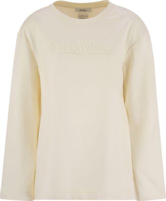 Max Mara Womens Berma Sweatshirt - Yellow Silk - Size X-Small
