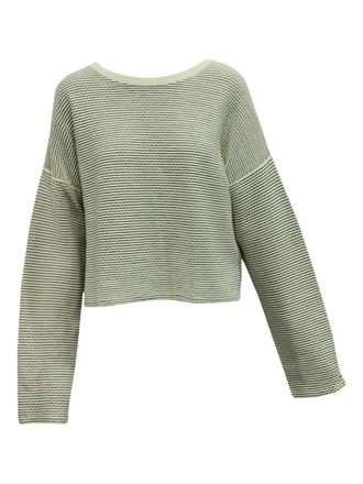 Theory striped sweater - women - Polyester/Viscose - L - White