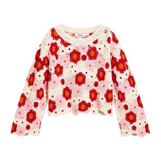 Desigual Round-neck Knitwear, female, Multicolor, Size: M Jers_Noruega Sweater