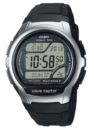 Casio Wave Ceptor Mens Black Watch WV-58R-1AEF - One Size
