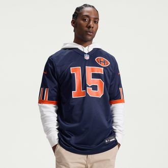 Nike Rome Odunze Chicago Bears Rivalries Collection Nike Mens NFL Game Jersey in Blue | 67NM0JFJ7QF-L45