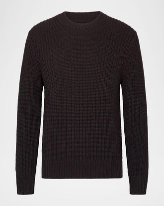 Vince Men & apos;s Utility Shaker Merino Wool Sweater