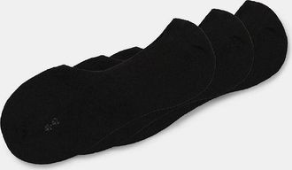 HUGO BOSS Mens 3 Pack of Invisble Socks - Black - Size: 10.5/11/10