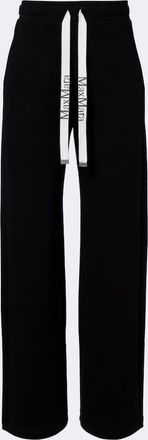 Max Mara Cotton-blend wide-leg pants