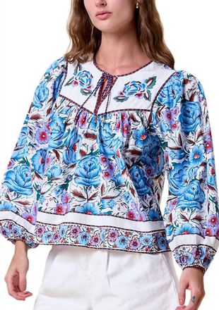 Cleobella Laura Blouse In Fluora