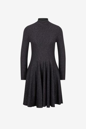 Antonino Valenti Ausgestelltes Mini-Strickkleid mit Lurex Cintya Skater