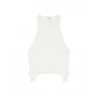 Courrèges Mujer, Camisetas, Blanco, Talla: L