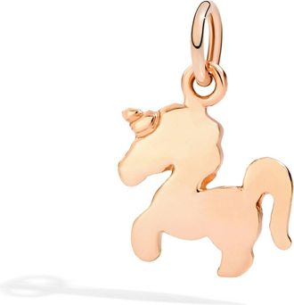 Dodo CIONDOLO UNICORNO ORO ROSA