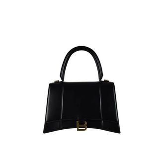 Balenciaga Tassen, Dames, Zwart, ONE Size, Leer, Medium Hourglass Top Handle Tas