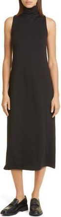 Vince Sleeveless Mock Neck Dress in Black at Nordstrom Rack, Size Medium