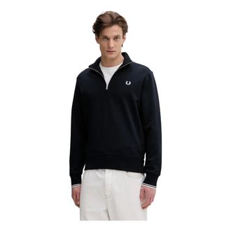 Fred Perry Heren, Sweatshirts & Hoodies, Blauw, Maat: XL