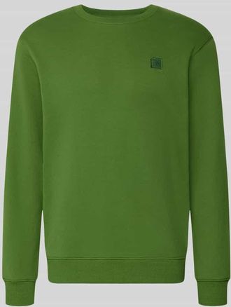 Scotch & Soda Sweatshirt mit Rundhalsausschnitt in Gruen, Gr&ouml;&szlig;e XXL