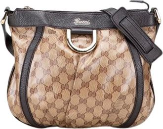 Gucci Pre-owned Cross Body Bags, female, Beige, Size: ONE SIZE Pre-owned Crossbody Bag