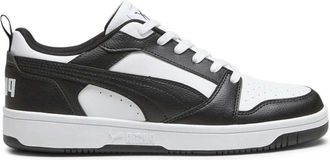 Puma Lage Rebound V6 Sneakers Wit-Zwart - Heren - Sneakers - Zwart - 44 EU - Schoenen