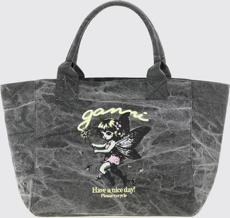 Ganni Borsa Fairy Ganni in canvas di cotone riciclato