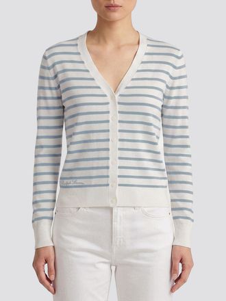 Lauren Ralph Lauren Cardigan in cotone a righe Lauren Ralph Lauren