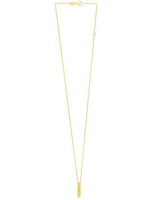 Italian Gold, Inc 14K Italian Gold Helium Initial Necklace