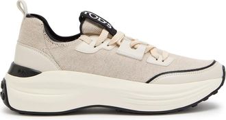 Tod's Sportiva 81L Panelled Knit Sneakers - Black And White - 39 (IT39 / UK6)