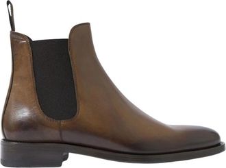 Scarosso Chelsea Boots - Heren - Chelseaboots - Bruin - 45 EU - Leer - Schoenen