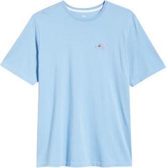 Tommy Bahama Bali Skyline Americana T-Shirt in Chambray Blue at Nordstrom, Size Xxx-Large