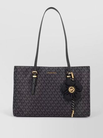 Michael Kors tote bag charm detail dual handles