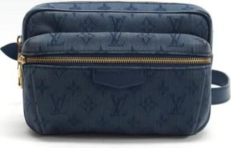 Louis Vuitton Pre-owned Fabric louis-vuitton-bags - Dames - Vintage Schoudertas - Blauw - ONE Size - Vintage