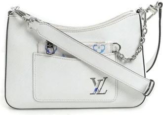 Louis Vuitton Pre-owned Cross Body Bags, female, White, Size: ONE SIZE Pre-owned Leather louis-vuitton-bags