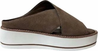 Silent D Womens Orelia Platform Sandals In Taupe