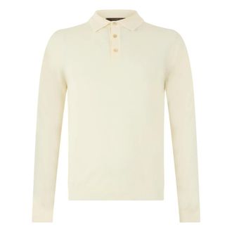 Slowear Slowear - Wollen Polo - Heren - Truien - Beige - Maat: M Wol