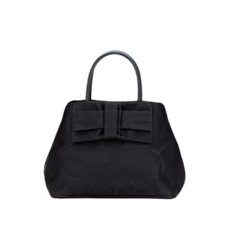 Prada Pre-owned Handbags, female, Black, Size: ONE SIZE Pre-owned Vintage Nylon Handbag