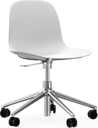 NORMANN COPENHAGEN Form B&uuml;rodrehstuhl, Gestell Aluminium / weiss