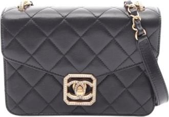 Chanel Pre-owned Vintage Cross Body Bag - Dames - Vintage Schoudertas - Zwart - ONE Size - Vintage