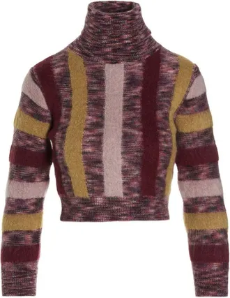 Dsquared2 Multicolor Stripes Turtle Neck Sweater