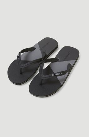 O'Neill Zehentrenner ONEILL PROFILE COLOR BLOCK SANDALS, Damen, Gr. 41, schwarz (schwarz out colour block), Synthetik, Schuhe Zehentrenner