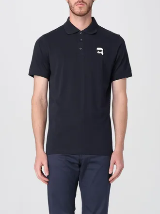 Karl Lagerfeld Polo Shirt KARL LAGERFELD Men color Blue