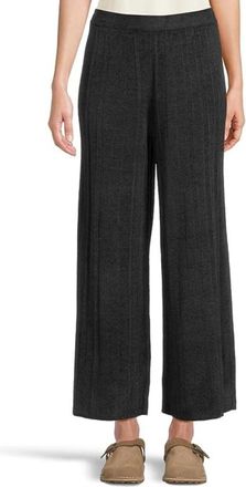 Barefoot Dreams Cozychic Ultra Lite Palazzo Pants Womens Black GBO3896