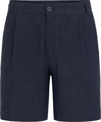Percival Linen Shorts - Navy - 38 (W38 / Xxl)
