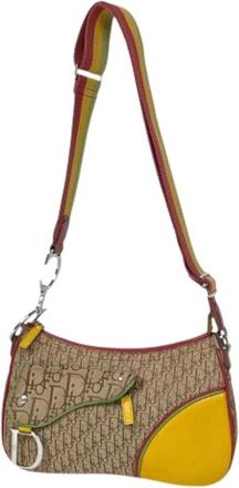 Dior Pre-owned Rasta Saddle Bag - Dames - Vintage Schoudertas - Veelkleurig - ONE Size - Leer - Vintage
